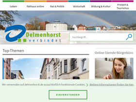 'delmenhorst.de' screenshot