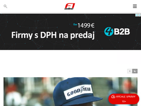 'f1online.sk' screenshot