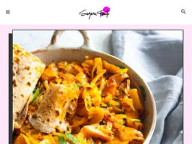 'sanjanafeasts.co.uk' screenshot