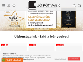 'jokonyvek.hu' screenshot