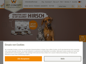 'vet-concept.com' screenshot