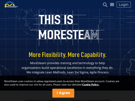 'moresteam.com' screenshot