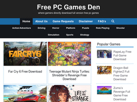 'freepcgamesden.com' screenshot