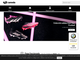 'deportescaneda.com' screenshot