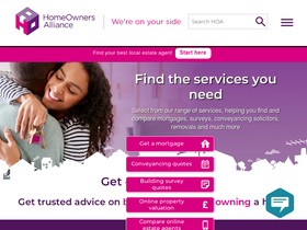 'hoa.org.uk' screenshot