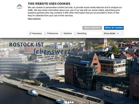 'rostock.de' screenshot