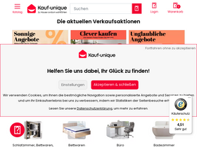 'kauf-unique.de' screenshot