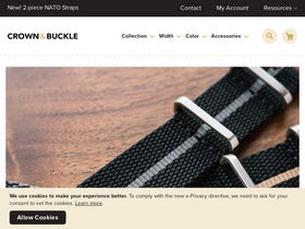 'crownandbuckle.com' screenshot