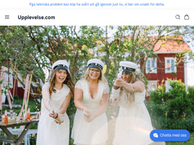 'upplevelse.com' screenshot