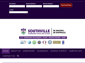 'southville.edu.ph' screenshot