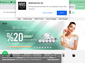 'arispirlanta.com' screenshot