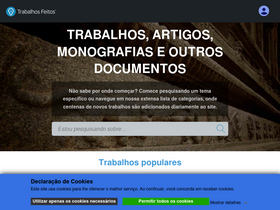 'trabalhosfeitos.com' screenshot