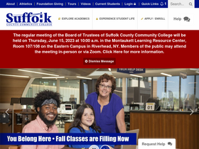 'sunysuffolk.edu' screenshot
