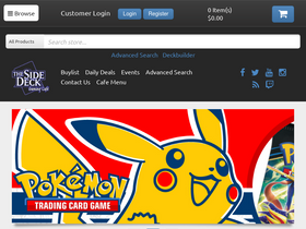 'thesidedeck.com' screenshot