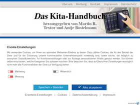 'kindergartenpaedagogik.de' screenshot