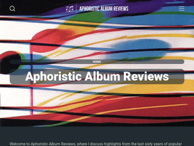 'albumreviews.blog' screenshot