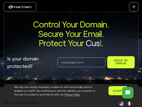 'dmarcian.com' screenshot