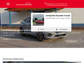 'guiadoautomovel.pt' screenshot