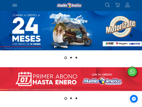 'mueblesamerica.mx' screenshot