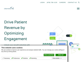 'clearwaveinc.com' screenshot