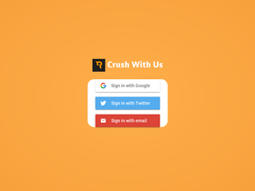 'crushwithus-70cb5.firebaseapp.com' screenshot