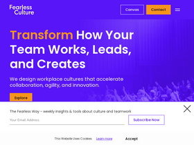 'fearlessculture.design' screenshot