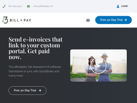 'billandpay.com' screenshot