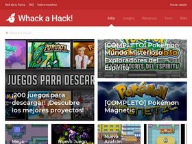 'whackahack.com' screenshot