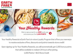 'earthfare.com' screenshot