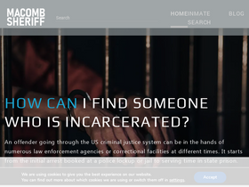 'macomb-sheriff.com' screenshot