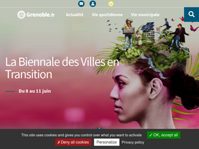 'grenoble.fr' screenshot