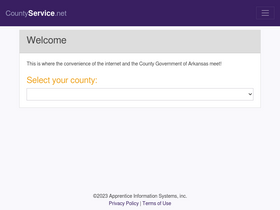 'countyservice.net' screenshot