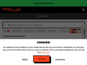 'pretlak.com' screenshot