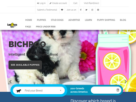 'lancasterpuppies.com' screenshot