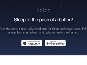 'pzizz.com' screenshot