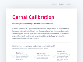 'carnalcalibration.com' screenshot