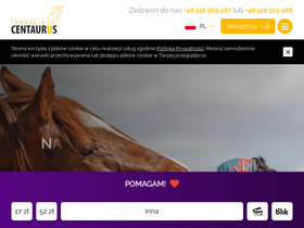'centaurus.org.pl' screenshot