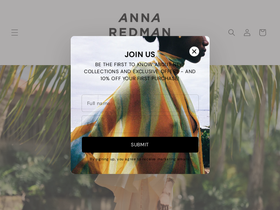 annaredmanpablo.com homepage screenshot