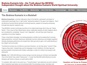 'brahmakumaris.info' screenshot