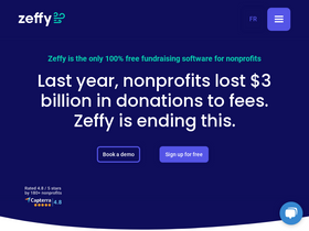 'zeffy.com' screenshot