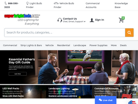 'superbrightleds.com' screenshot