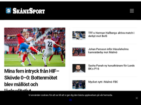 'skanesport.se' screenshot