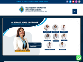 'cqfdlima.org' screenshot