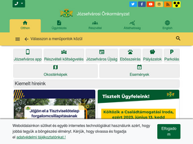 'jozsefvaros.hu' screenshot