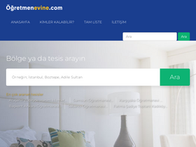 'ogretmenevine.com' screenshot