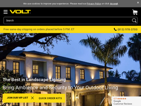 'voltlighting.com' screenshot