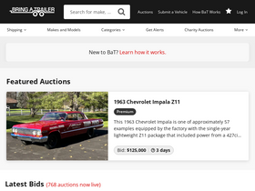 'bringatrailer.com' screenshot