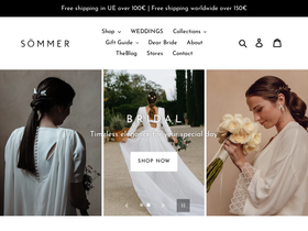 Sommer Jewelry website screenshot