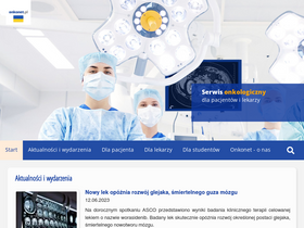 'onkonet.pl' screenshot