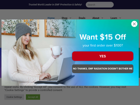 'defendershield.com' screenshot